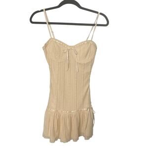Thirty Thirty Dress S Cream Underwire Flirty Coquette Fairycore Festival